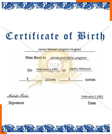 BirthCertificate
