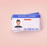 an illustration of a driver license